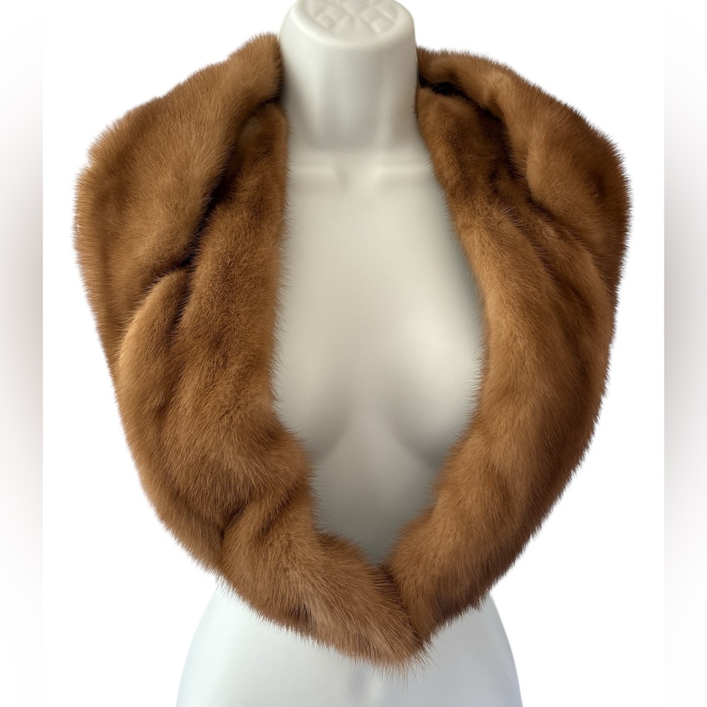 RESERVED - Vintage Luxurious 3 Pelt Mink Real Fur Stole